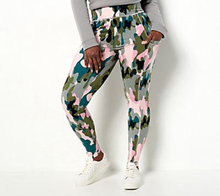 LOGO Lounge by Lori Goldstein Regular Camo Leggings