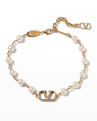 Logo Pearly Soft Bracelet