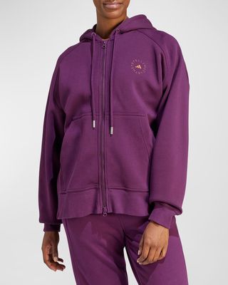 Logo-Print Full-Zip Hoodie
