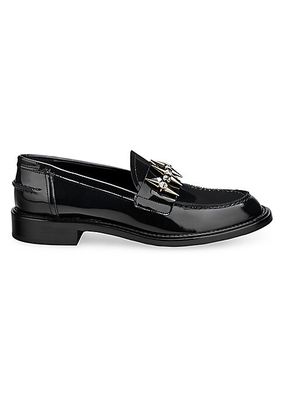Lola 25MM Spike Patent Leather Loafers