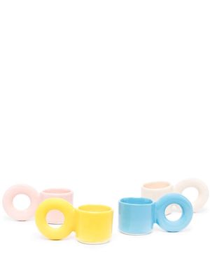 LOLA MAYERAS Tiny Loop mug set - Blue