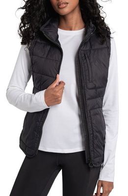 Lole Daily Water Repellent Quilted Vest in Black Beauty