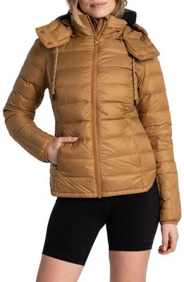 Lole Emeline Water Repellent 550 Fill Power Down Puffer Jacket in Russet