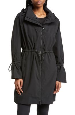 Lole Piper Waterproof Oversize Rain Jacket in Black Beauty