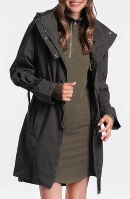 Lole Piper Waterproof Oversize Rain Jacket in Olive