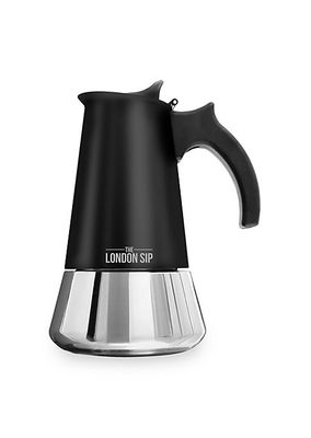 London Sip 6-Cup Stainless Steel Espresso Maker