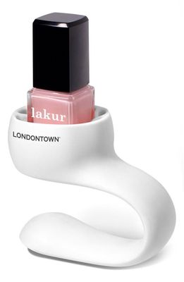 Londontown Bottle Service Nail Polish Holder in White