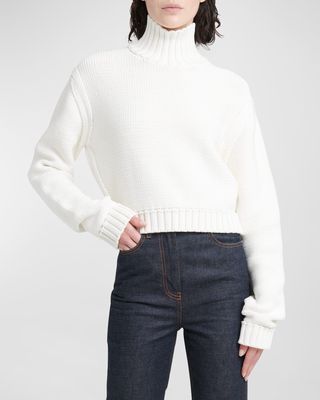 Long-Sleeve Turtleneck Sweater