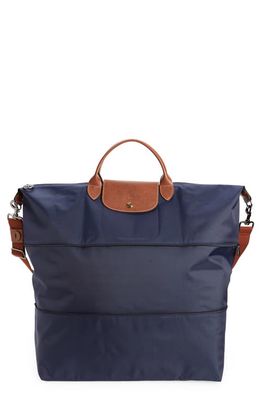 Longchamp 21-Inch Expandable Travel Bag in Marine 