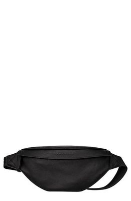 Longchamp 3D Leather Belt Bag in Black