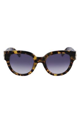 Longchamp 52mm Gradient Tea Cup Sunglasses in Tokyo Havana 