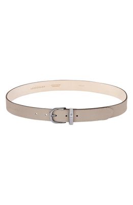 Longchamp Essential Leather Belt in Clay