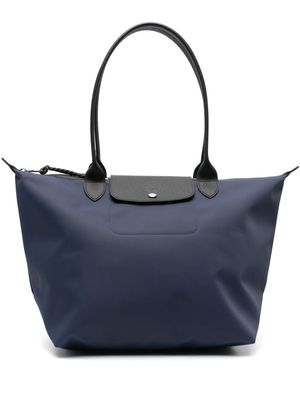 Longchamp large Le Pliage Energy canvas tote bag - Blue