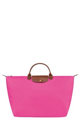 Longchamp Large Le Pliage Travel Bag in Candy