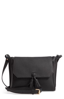 Longchamp Large Penelope Leather Crossbody Bag in Black