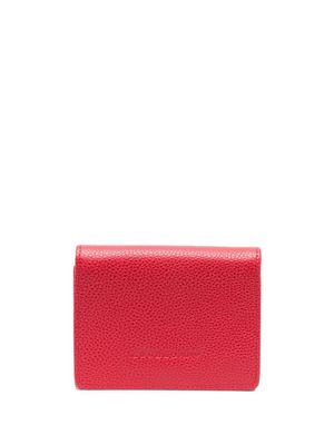 Longchamp Le Foulonné compact wallet - Red