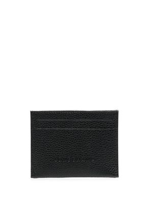 Longchamp Le Foulonné leather cardholder - Black