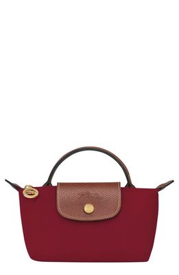 Longchamp Le Pliage Cosmetics Case in Red