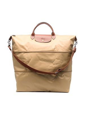 Longchamp Le Pliage expandable travel bag - Brown