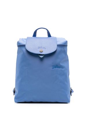 Longchamp Le Pliage logo-embossed backpack - Blue