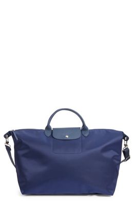 Longchamp Le Pliage Neo 18-Inch Nylon Travel Bag in Navy