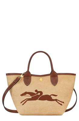 Longchamp Le Pliage Panier Top Handle Bag in Brown