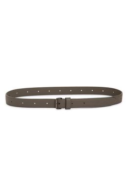 Longchamp Leather Belt in Turtledove