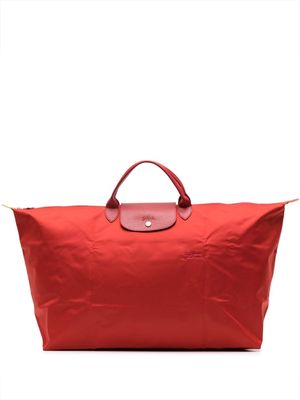 Longchamp medium Le Pliage Green Travel tote bag - Red