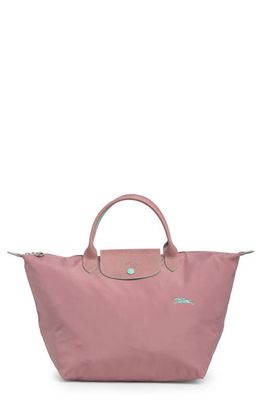 Longchamp Medium Le Pliage Nylon Tote Bag in Antique Pink