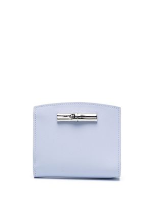 Longchamp Roseau leather wallet - Blue