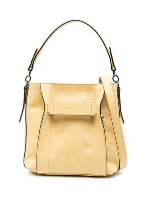 Longchamp small 3D leather crossbody bag - Yellow