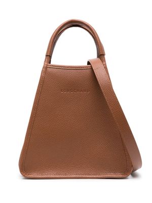 Longchamp small Le Foulonné tote bag - Brown