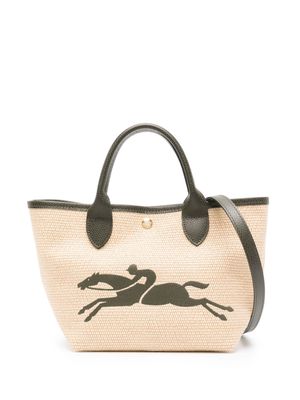 Longchamp small Le Panier Pliage tote bag - Brown