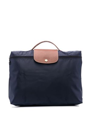 Longchamp small Le Pliage briefcase - Blue
