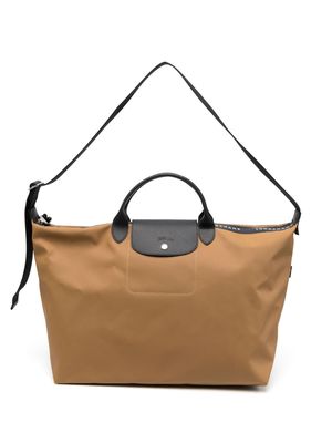 Longchamp small Le Pliage Energy luggage bag - Brown