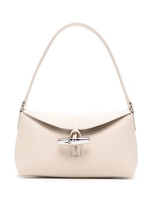 Longchamp small Roseau learther shoulder bag - Neutrals