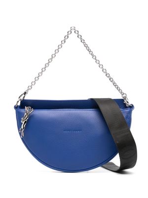 Longchamp small Smile leather crossbody bag - Blue