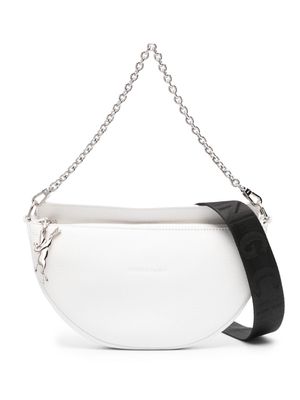 Longchamp small Smile leather crossbody bag - White
