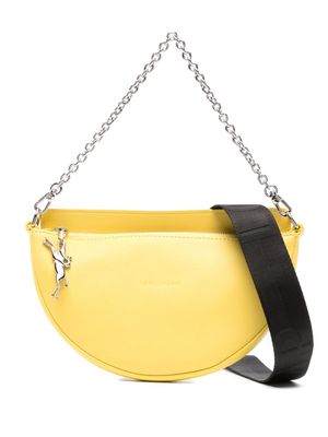 Longchamp small Smile leather crossbody bag - Yellow