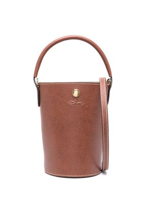 Longchamp XS Épure leather crossbody bag - Brown