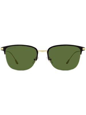 Longines Clubmaster-frame tinted sunglasses - Gold