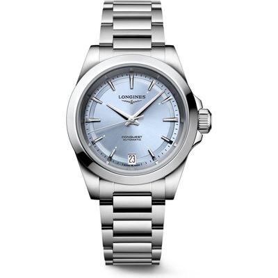 Longines Conquest Automatic Bracelet Watch, 34mm in Blue 