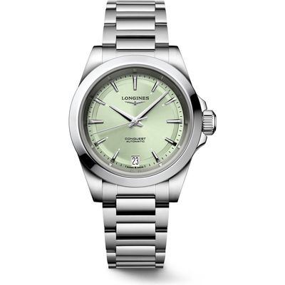 Longines Conquest Automatic Bracelet Watch, 34mm in Green 