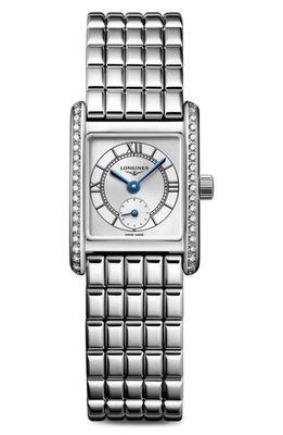 Longines Mini DolceVita Diamond Pavé Bracelet Watch