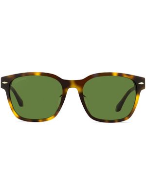 Longines rectangular-frame sunglasses - Brown