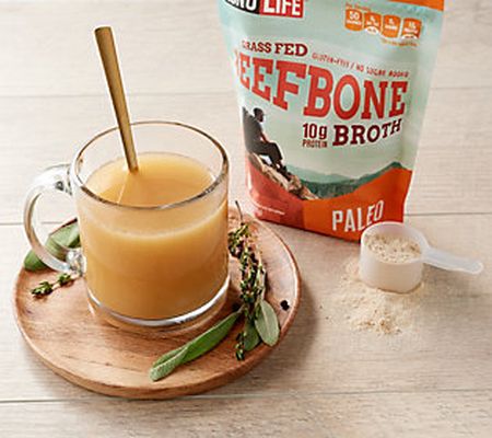 LonoLife Bone Broth Powder w/ Scoop in Choice of Flavors