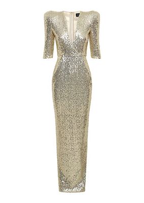 Look At Me Sequin Gown
