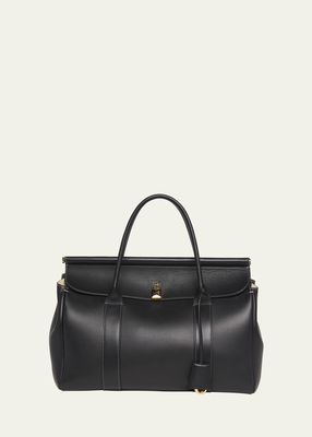 Loom 32 Rounded Leather Top-Handle Bag