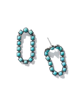 Loop Earrings in Turquoise