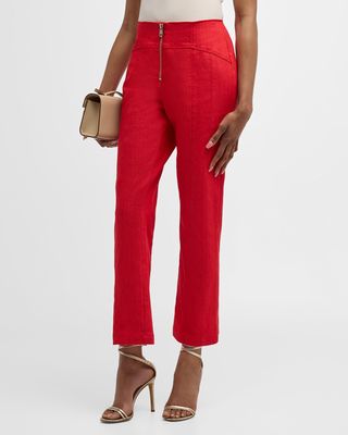 Loren Mid-Rise Flare Pants